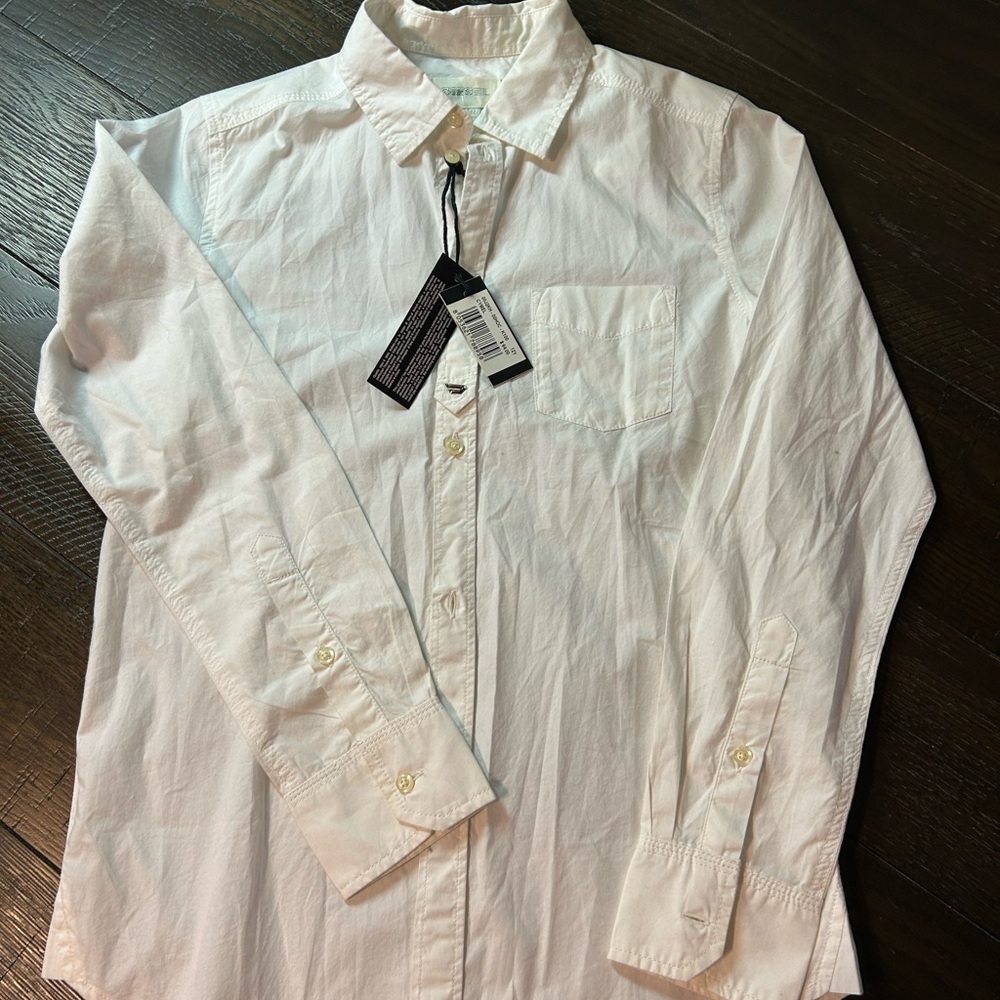 Classic White Diesel Boys Shirt (12) NWT